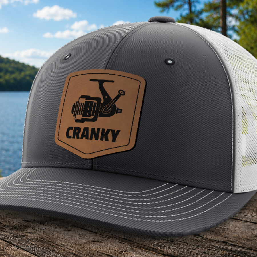 6 Panel | Cranky — Dark Gray | White
