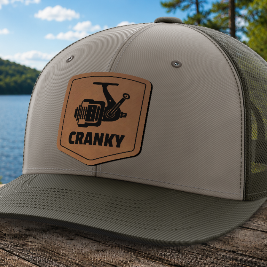 6 Panel | Cranky — DK Green | Gray | Dk Green