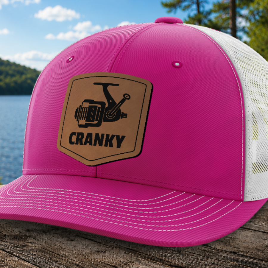 6 Panel | Cranky — Hot Pink | White