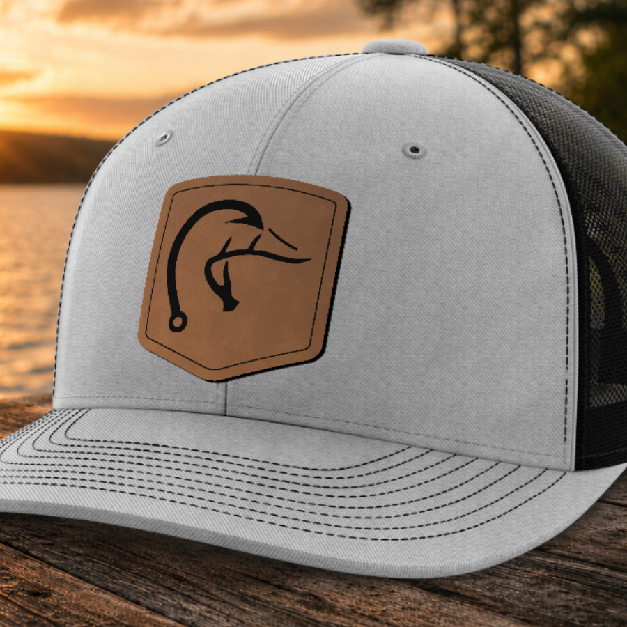6 Panel | Duck Hook — Heather Gray | Black